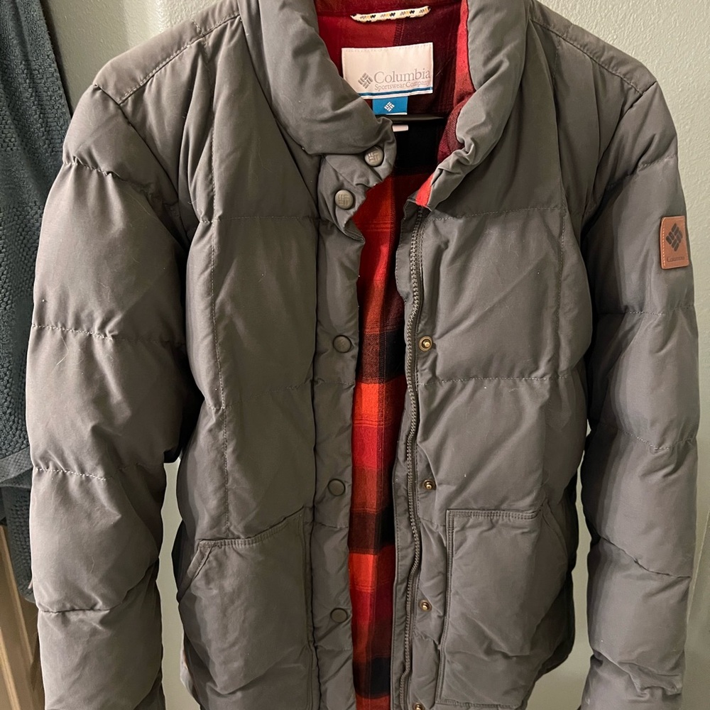 Columbia Gray Puffer Jacket